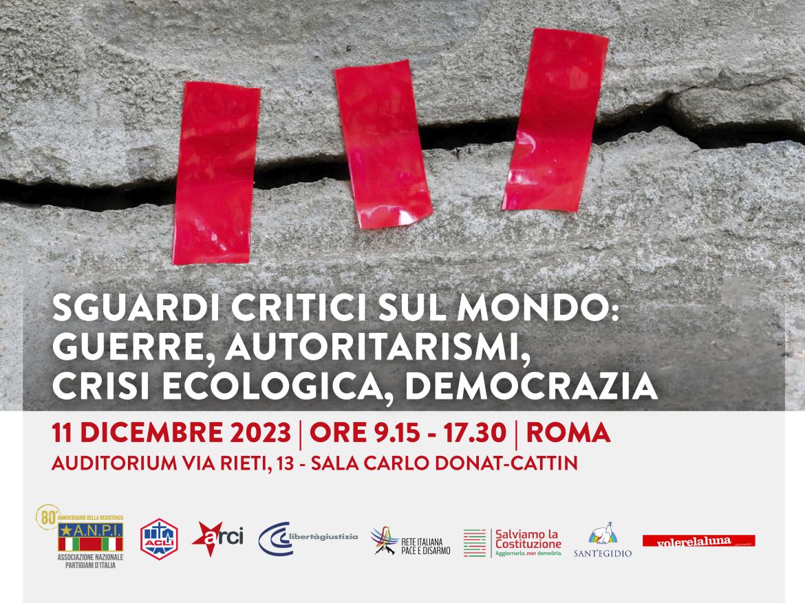 Sguardi critici sul mondo: guerre, autoritarismi, crisi ecologica, democrazia 